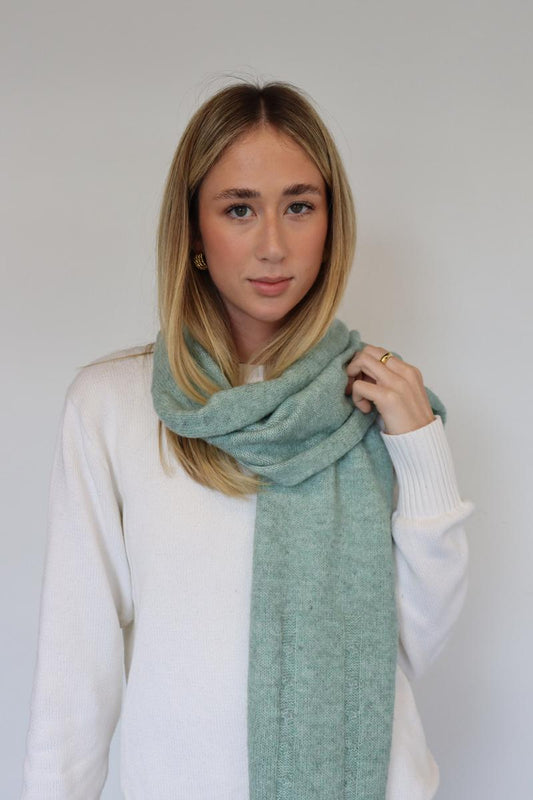 Soft Winter Scarves- Mint