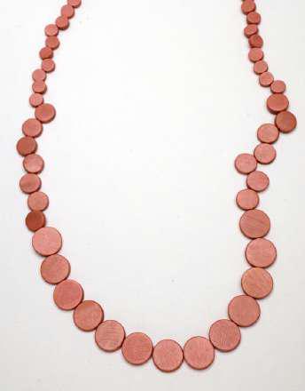 Classic Plain Wooden Bead Necklace N6-6316FY