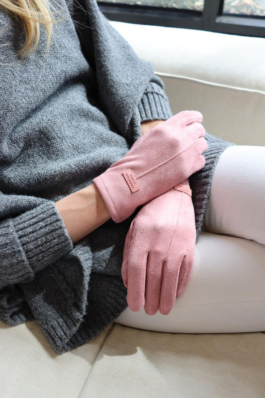 Poly Suede Gloves