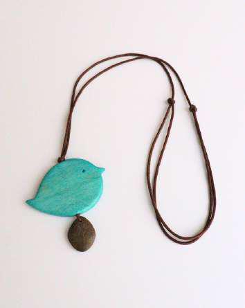 Round Little Birdie Necklace N7-815