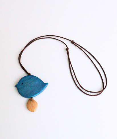 Round Little Birdie Necklace N7-815