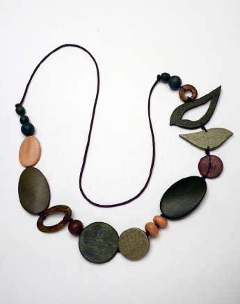 2 Birds Together on Oval Beads N6-1165