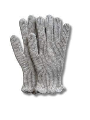Long Rib Glove with Finger Touch Hole GL015
