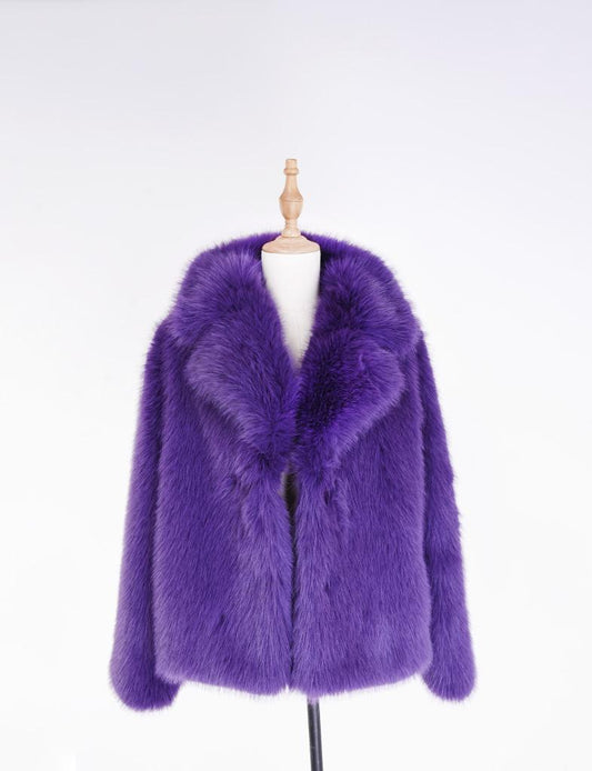 Palme Cropped Bomber Coat - Lilas