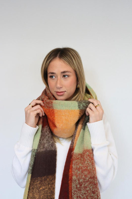 Soft Winter Scarf -Oj Brw Mint#