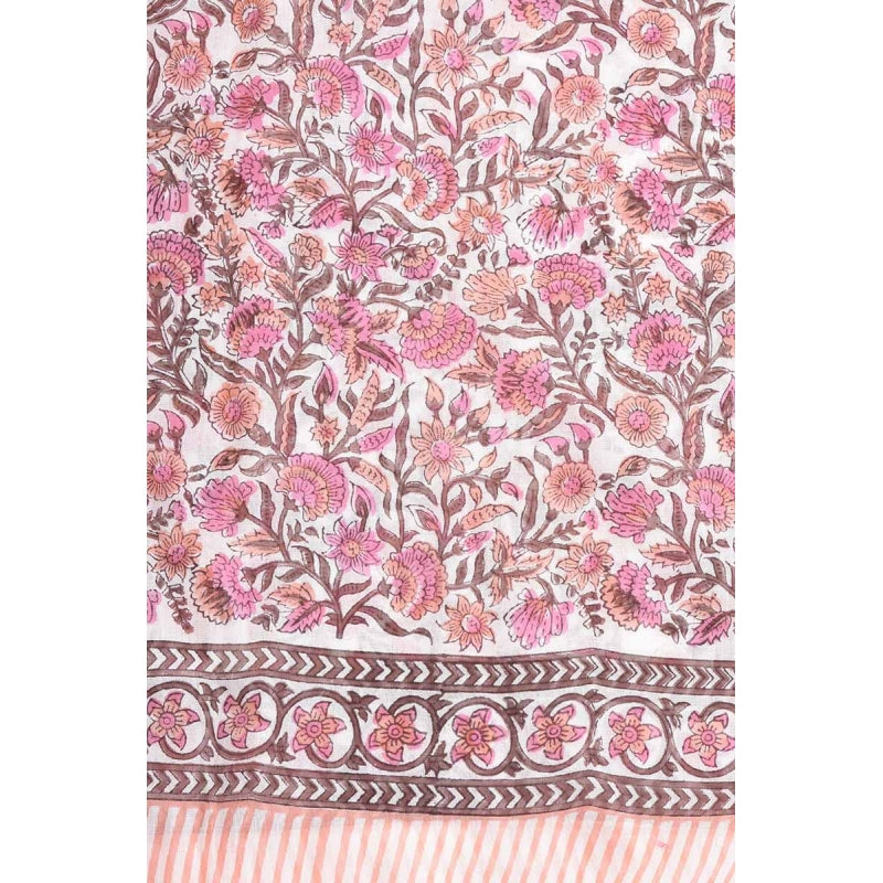 PRE-ORDER Indian Block Print Cotton Scarf 66446