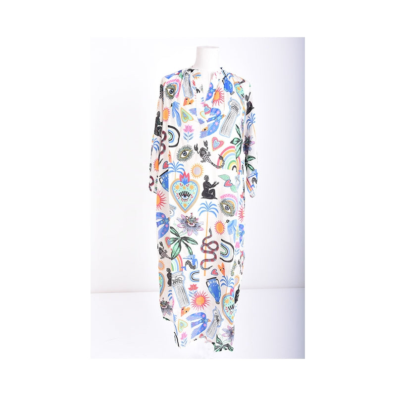 PRE-ORDER Long Light Cotton Dress 66954
