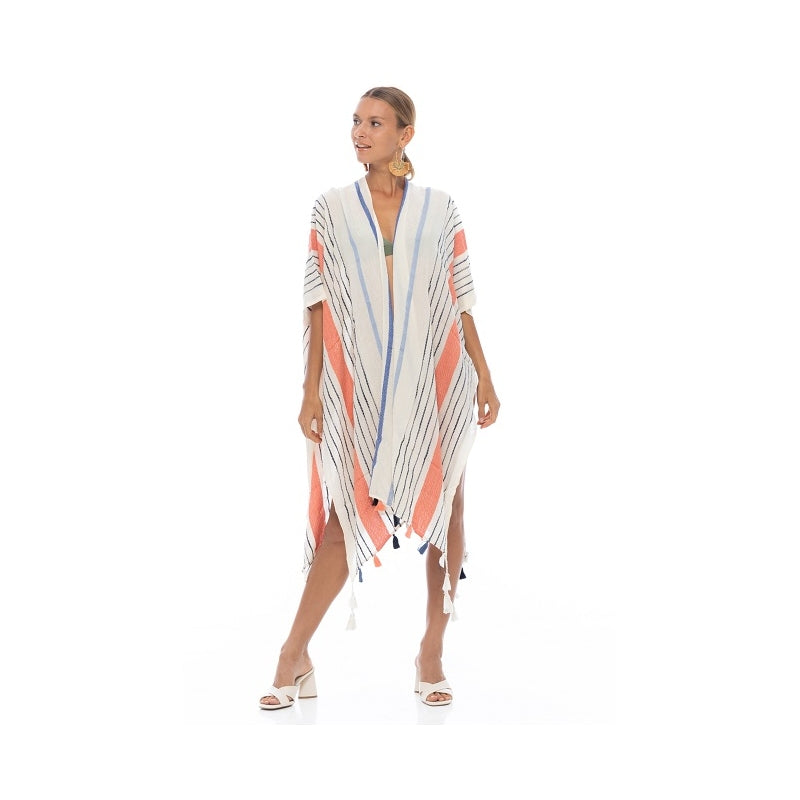 Organic Cotton Kimono - Rouge Fonce 63736
