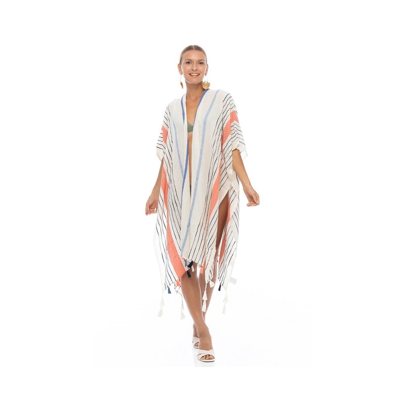 Organic Cotton Kimono - Rouge Fonce 63736