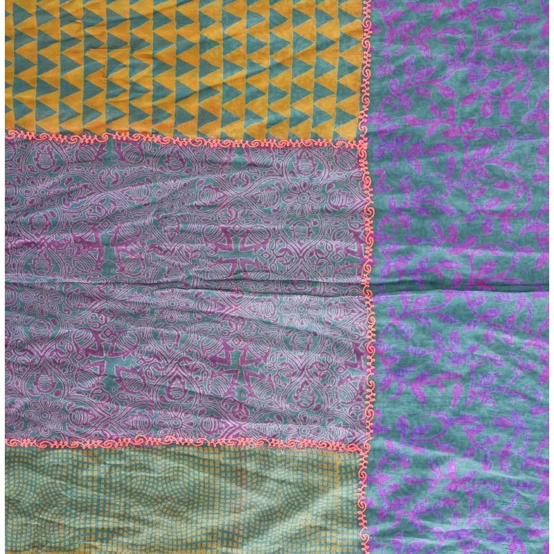 PRE-ORDER Block Print Cotton Scarf 66091