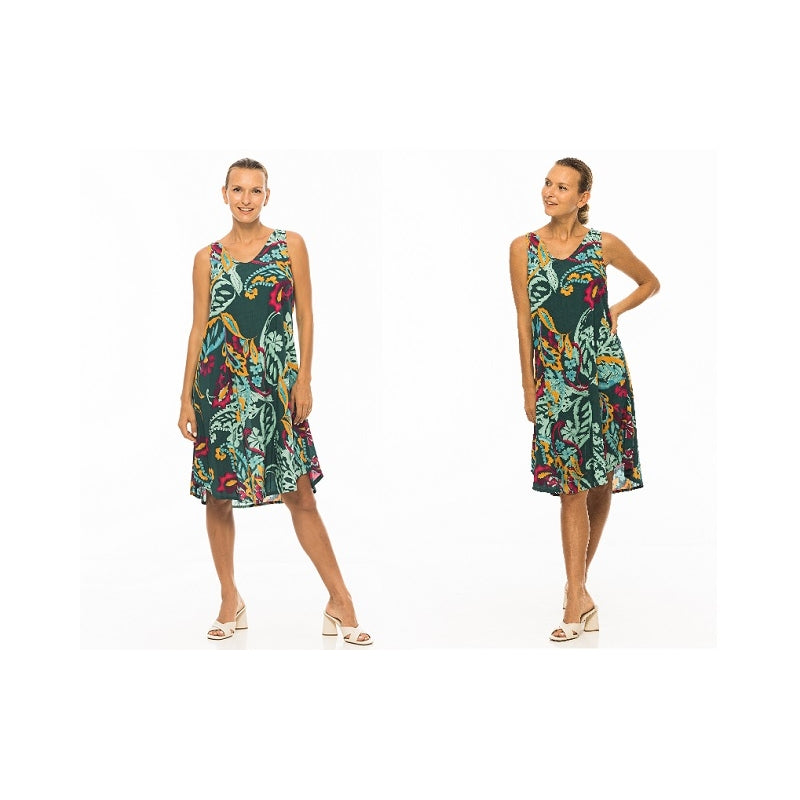 PRE-ORDER Printed Singlet Dress Viscose - 65862-1350