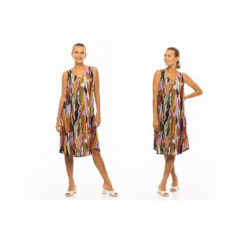 PRE-ORDER Printed Singlet Dress Viscose - 65862-1352
