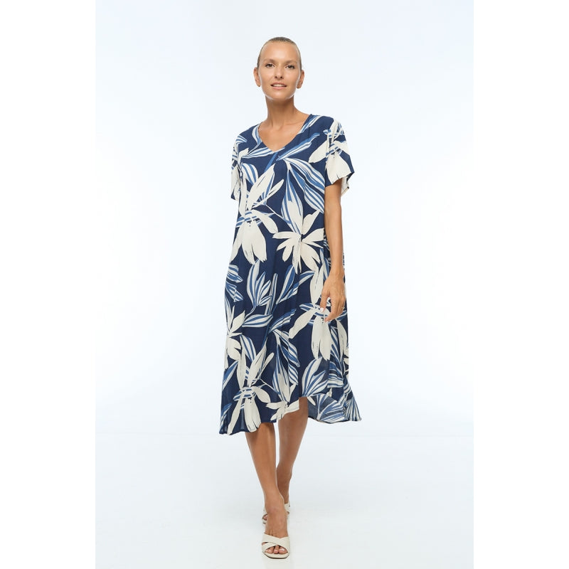Light Viscose Summer Dress 66972 Blue Sample