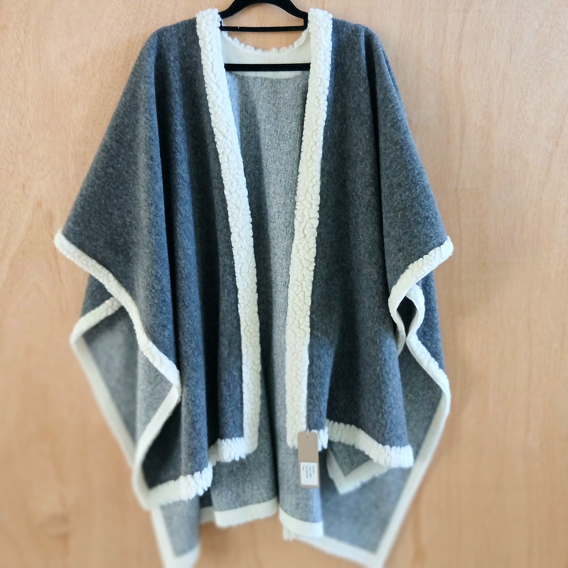 Pre-Order Wool Blend Poncho 332736