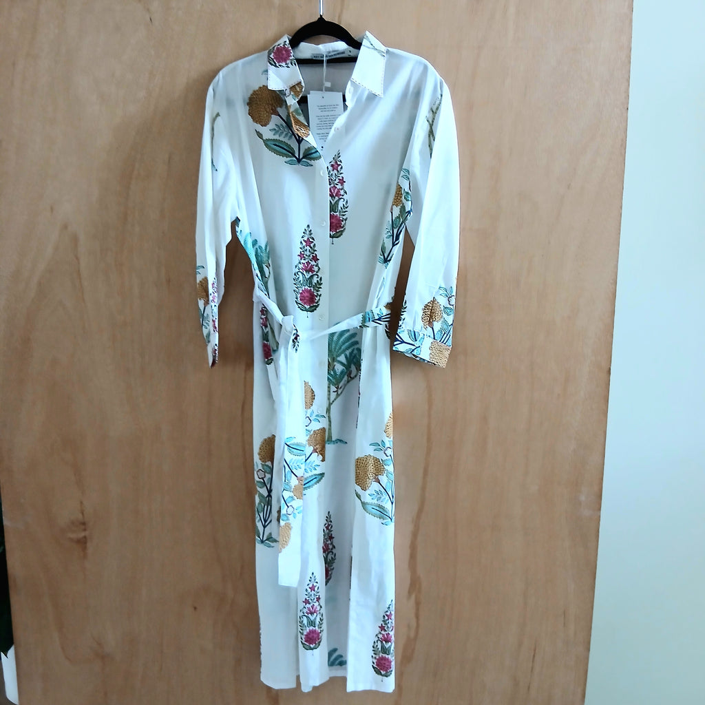 Bella Shirt Dress - Buttoned Dress or Kimono DS6003 Pure Cotton