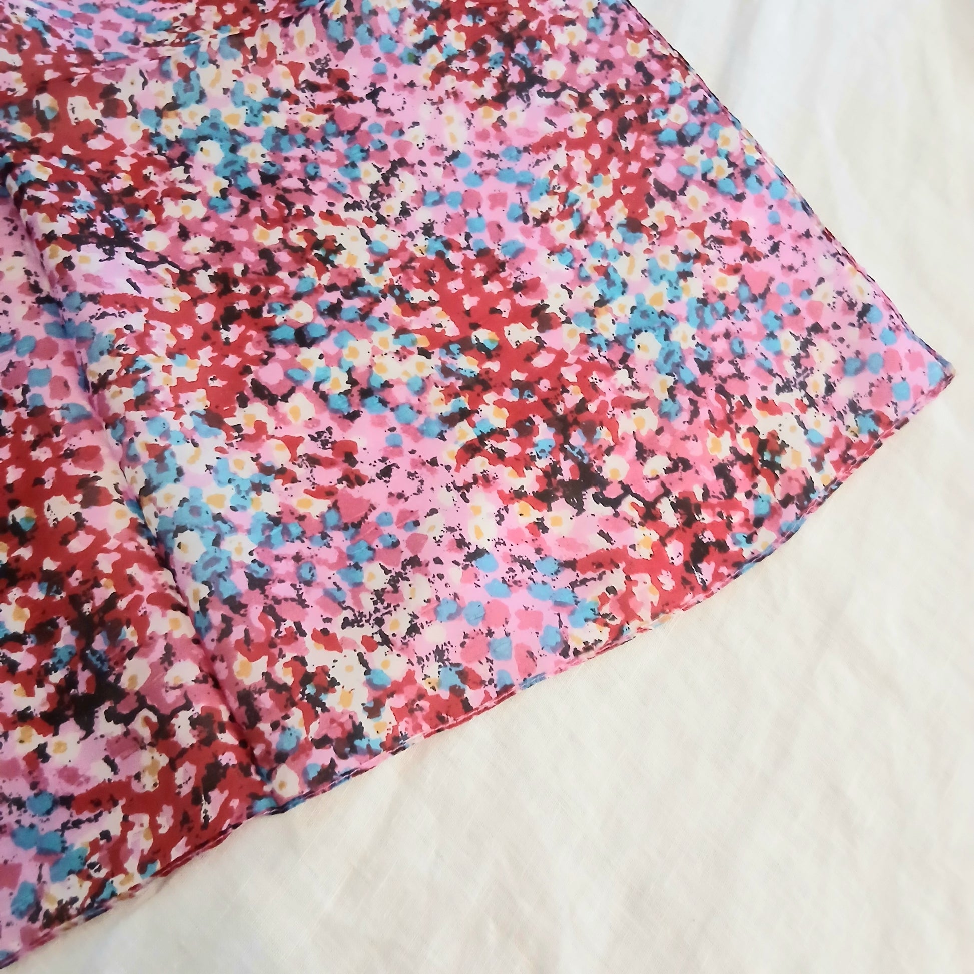 Flower Field Pure Silk Scarf PS 1094/S COL 1 Necktie