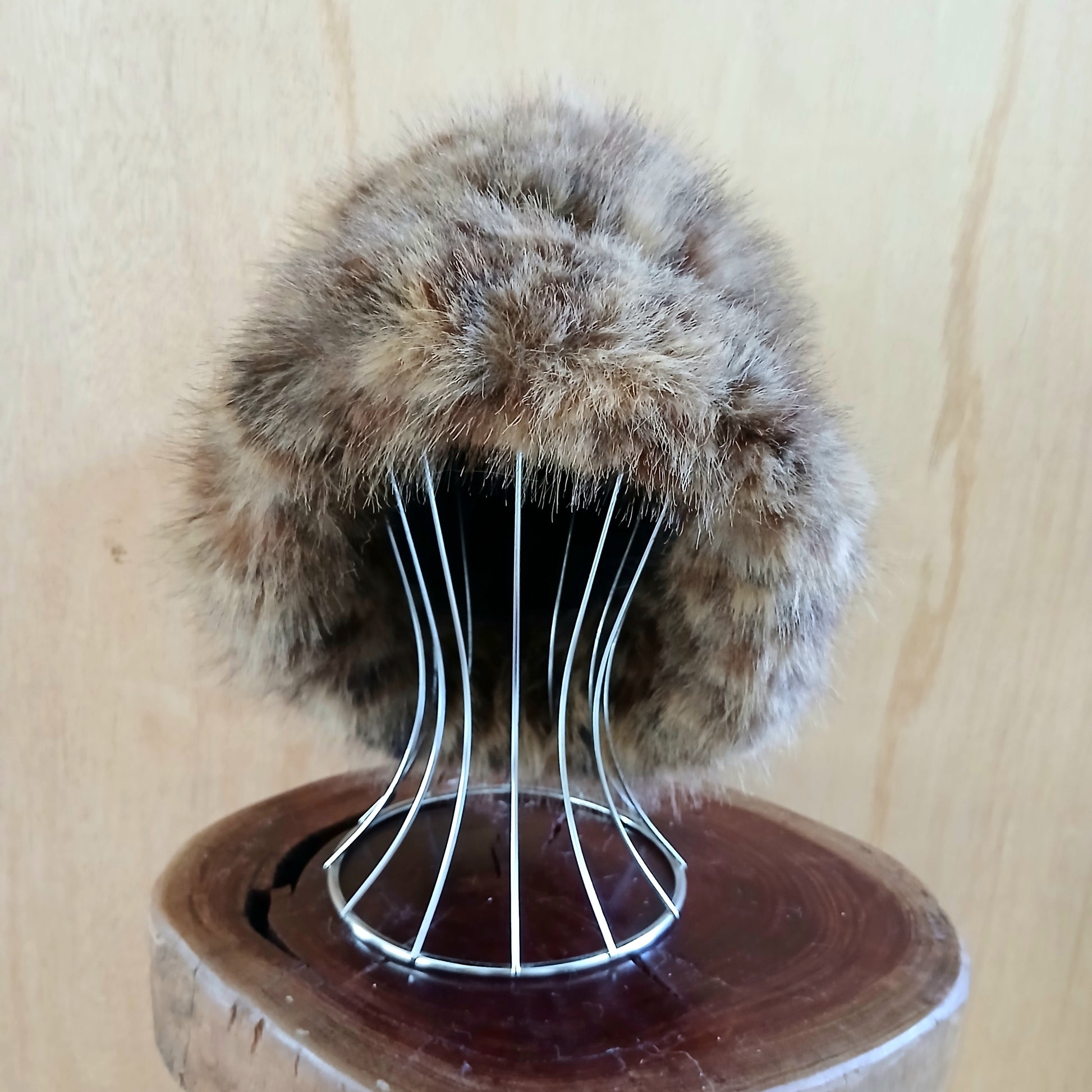 Pre-Order Extra Fluffy Faux Fur Bucket Hat Leopard 7548