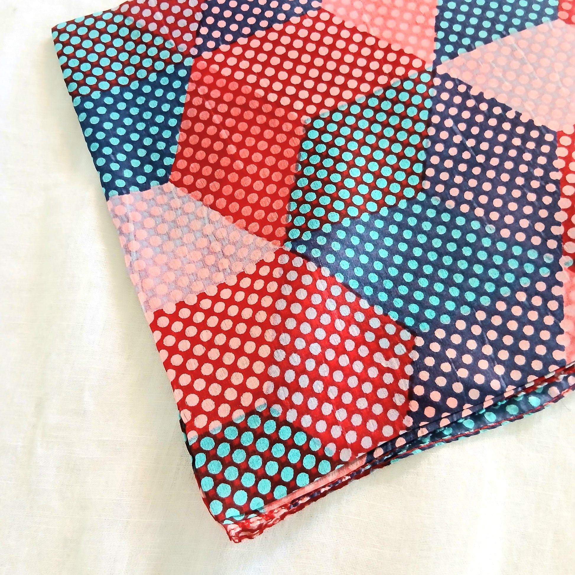 Stars and Dots Pure Silk Scarf 5529 / L