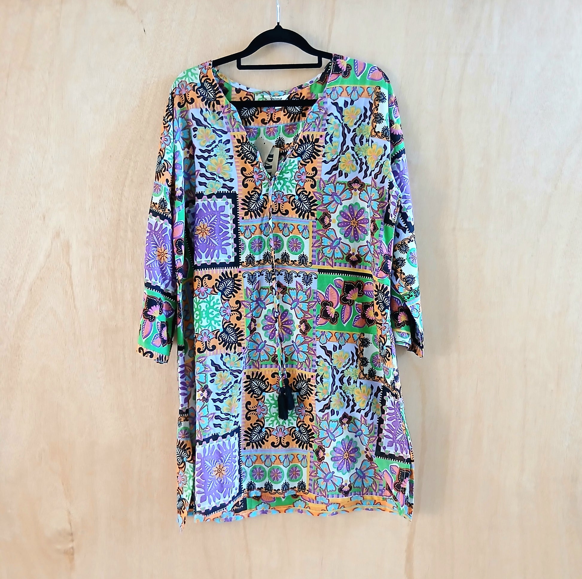 Whimsical Cotton Short Dress or Long Top 66952 Sample