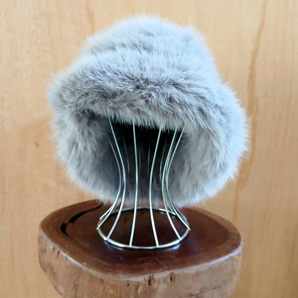Pre-Order Extra Fluffy Faux Fur Bucket Hat Plain 7549