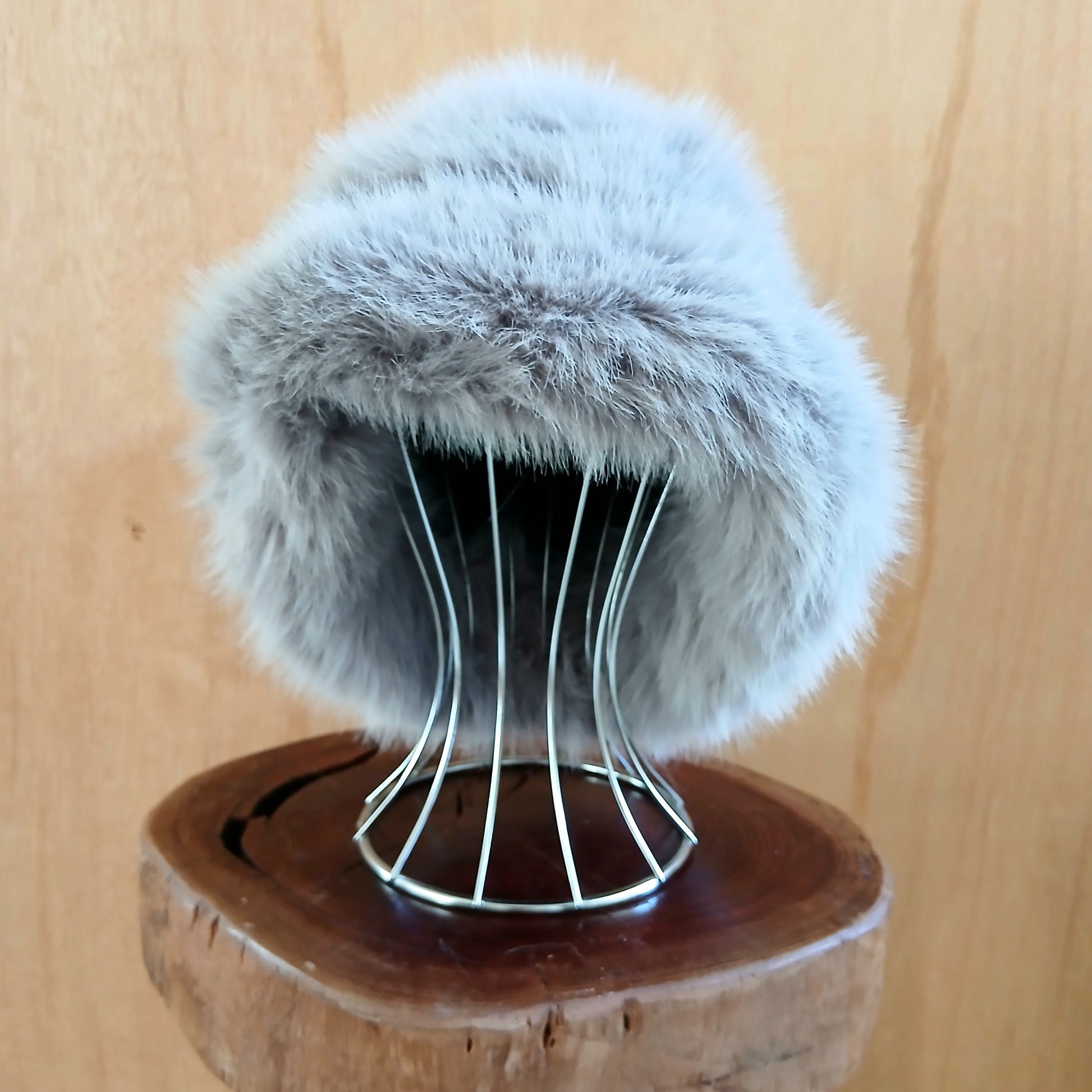 Pre-Order Extra Fluffy Faux Fur Bucket Hat Plain 7549