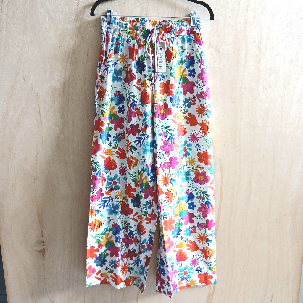 Soft Cotton Pants Whimsical Floral 67154-0108