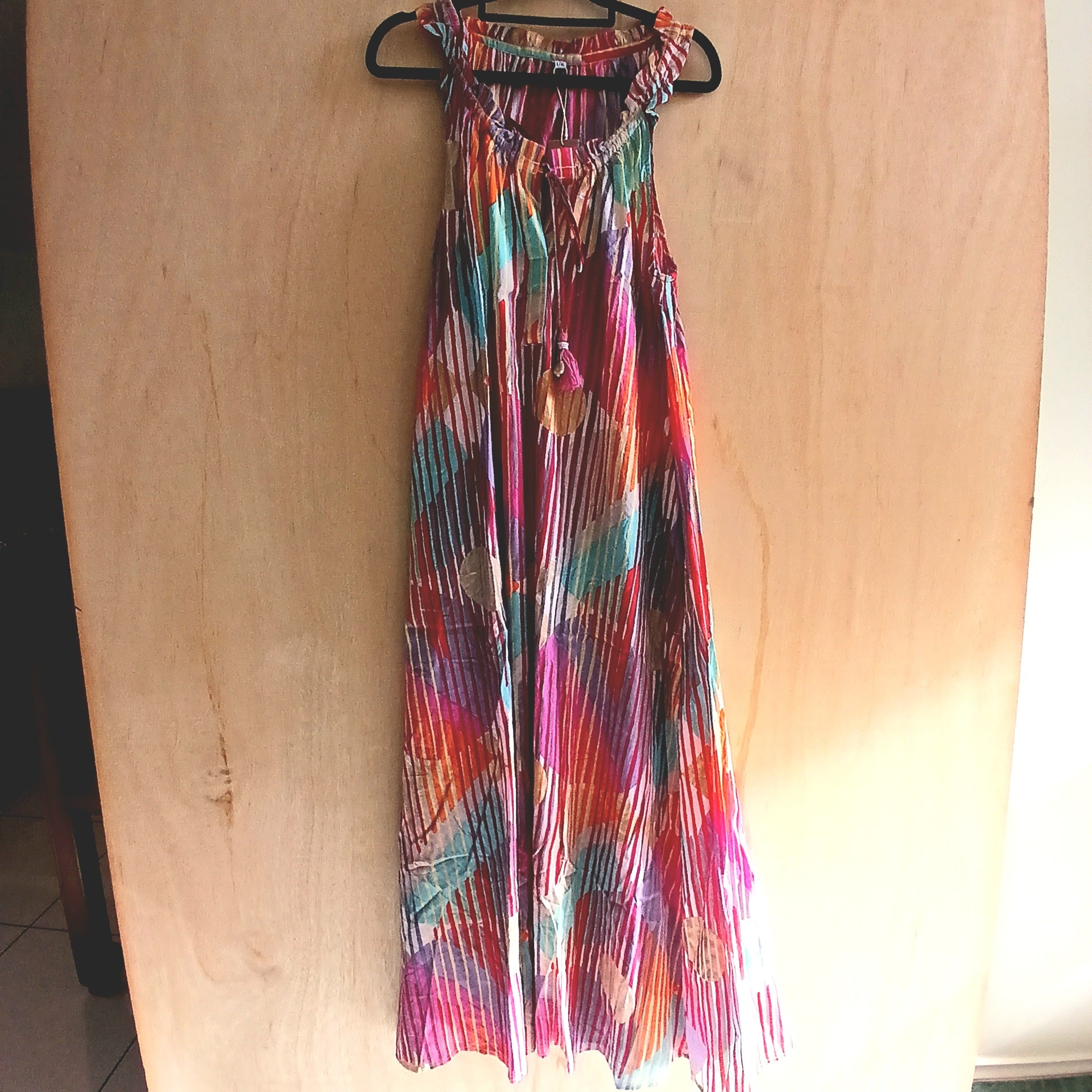 PRE-ORDER Sleeveless Long Cotton Dress 67032
