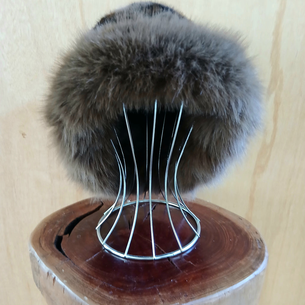 Pre-Order Faux Fur Leopard Bucket Hat with Fur Edge 7527