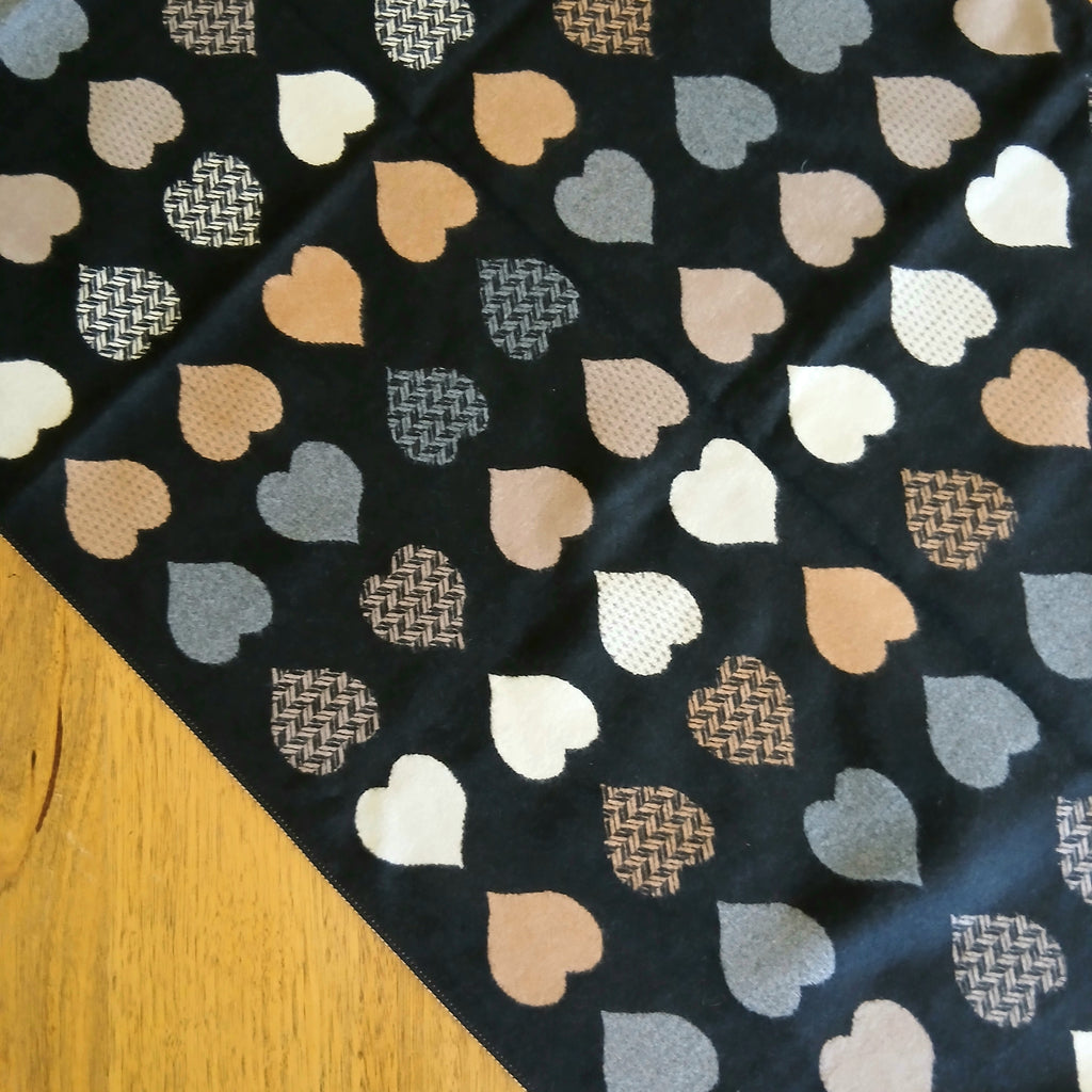 Pre-Order Light Winter Double Sided Scarf Hearts 332730