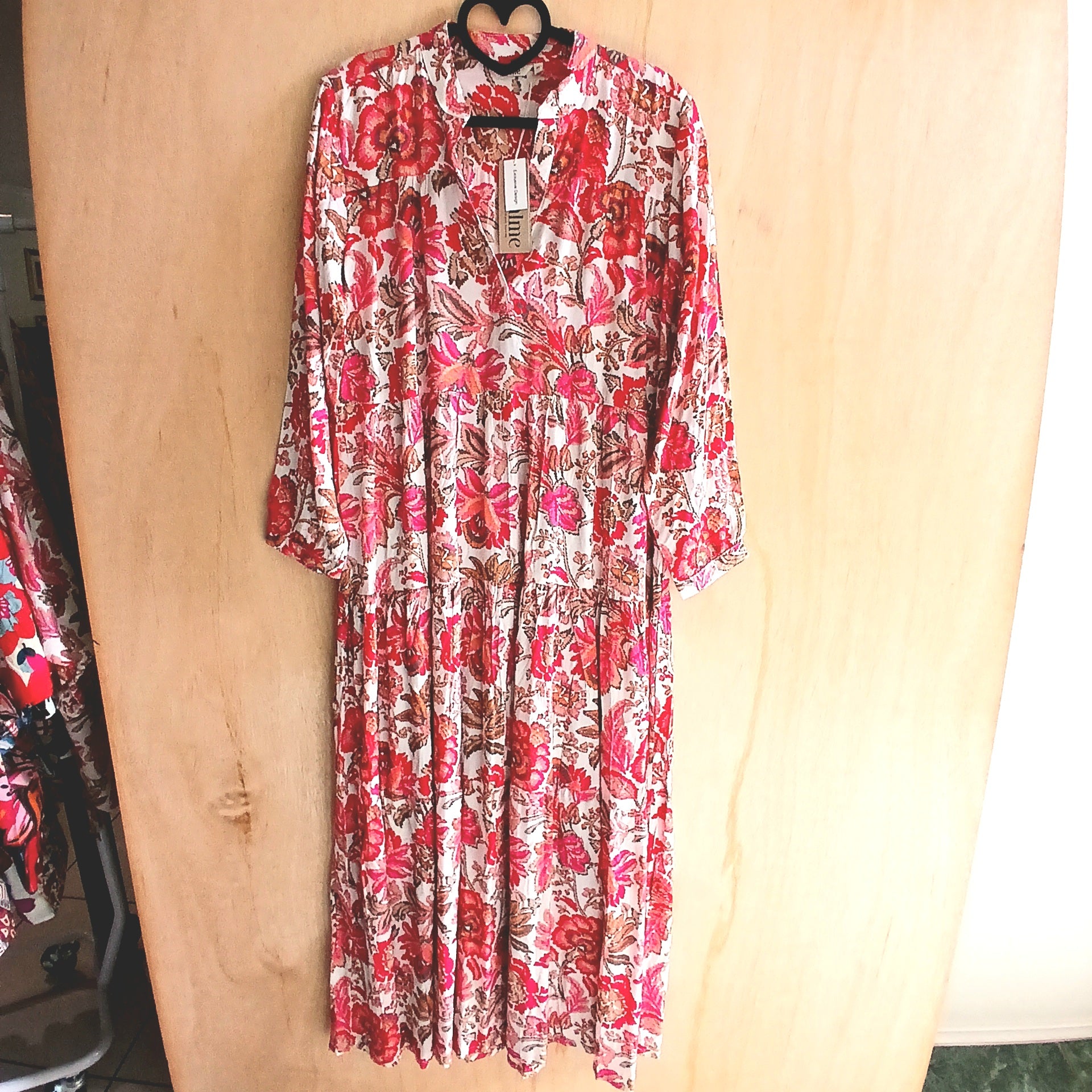 PRE-ORDER Long Summer Dress with Long Sleeves 67192