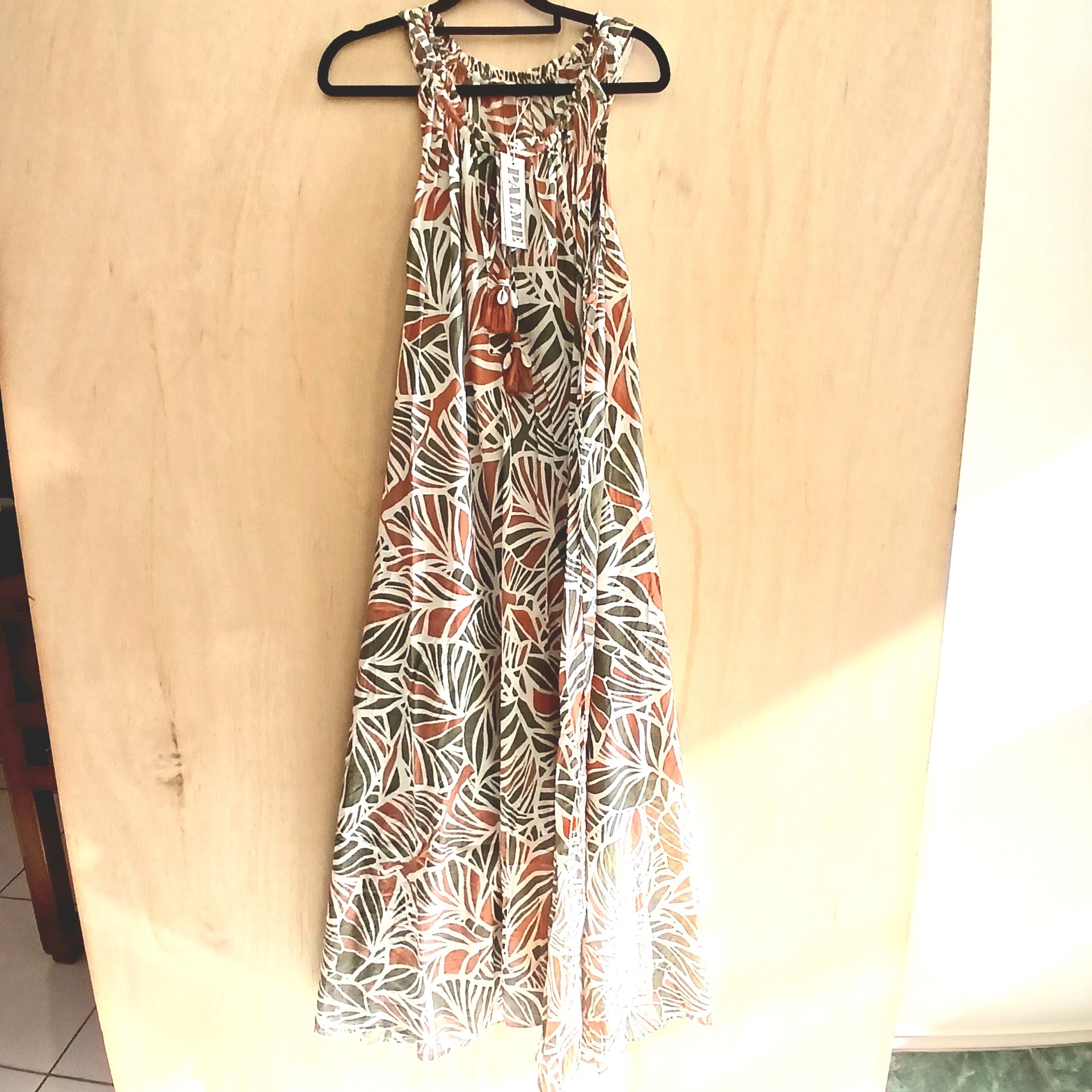PRE-ORDER Sleeveless Long Cotton Dress 67032
