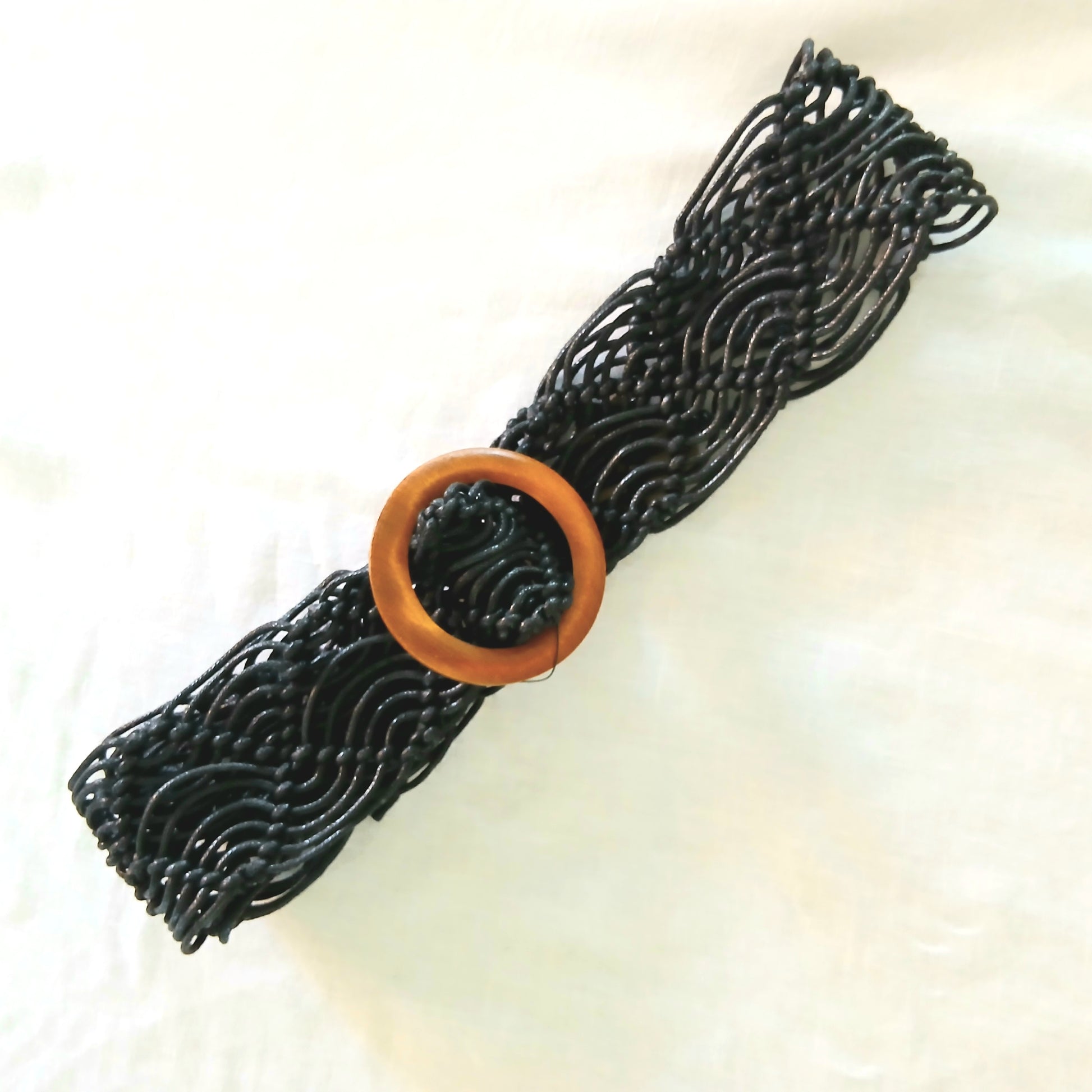 PRE-ORDER Webbed Boho Belt with Buckle B022