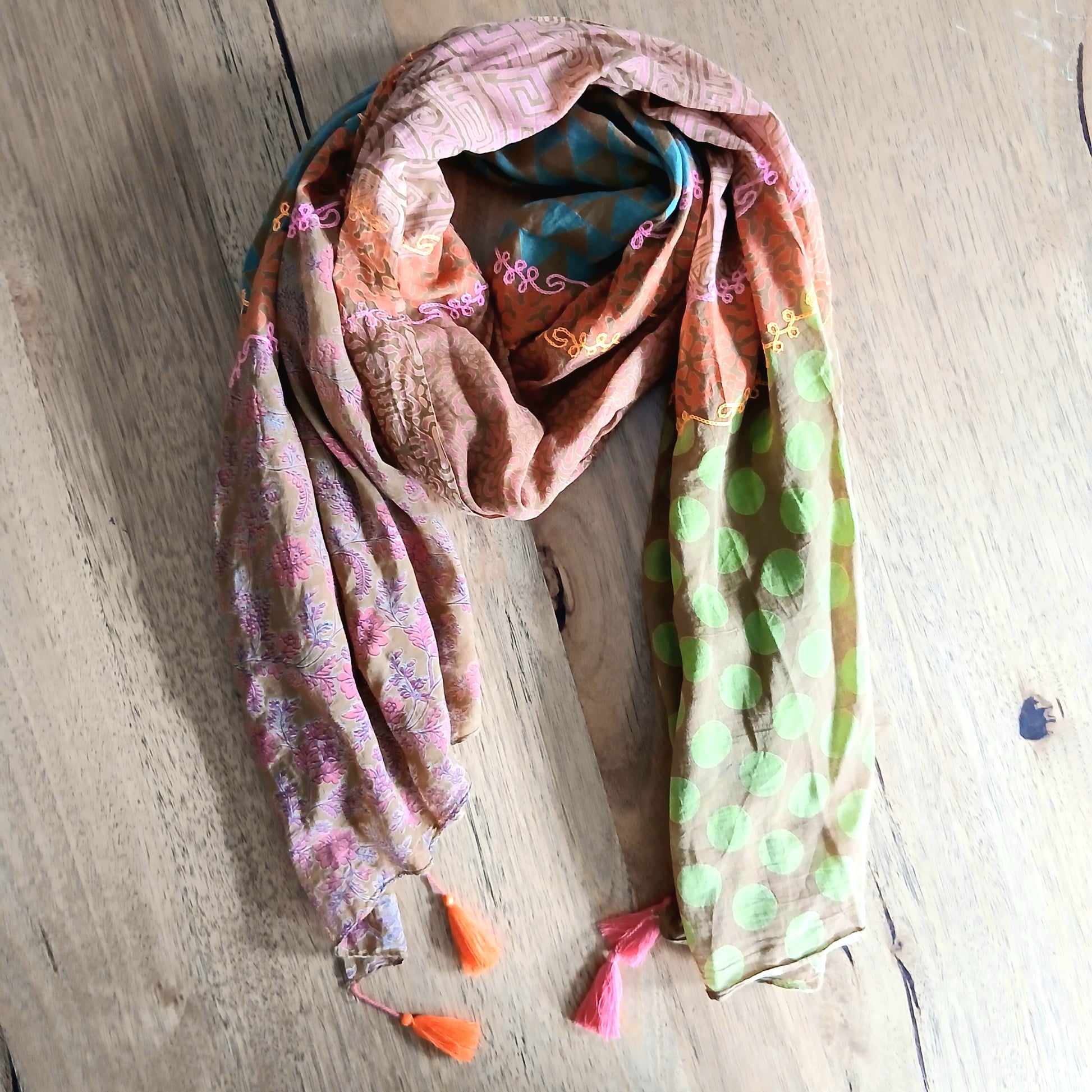 PRE-ORDER Block Print Scarf 67222