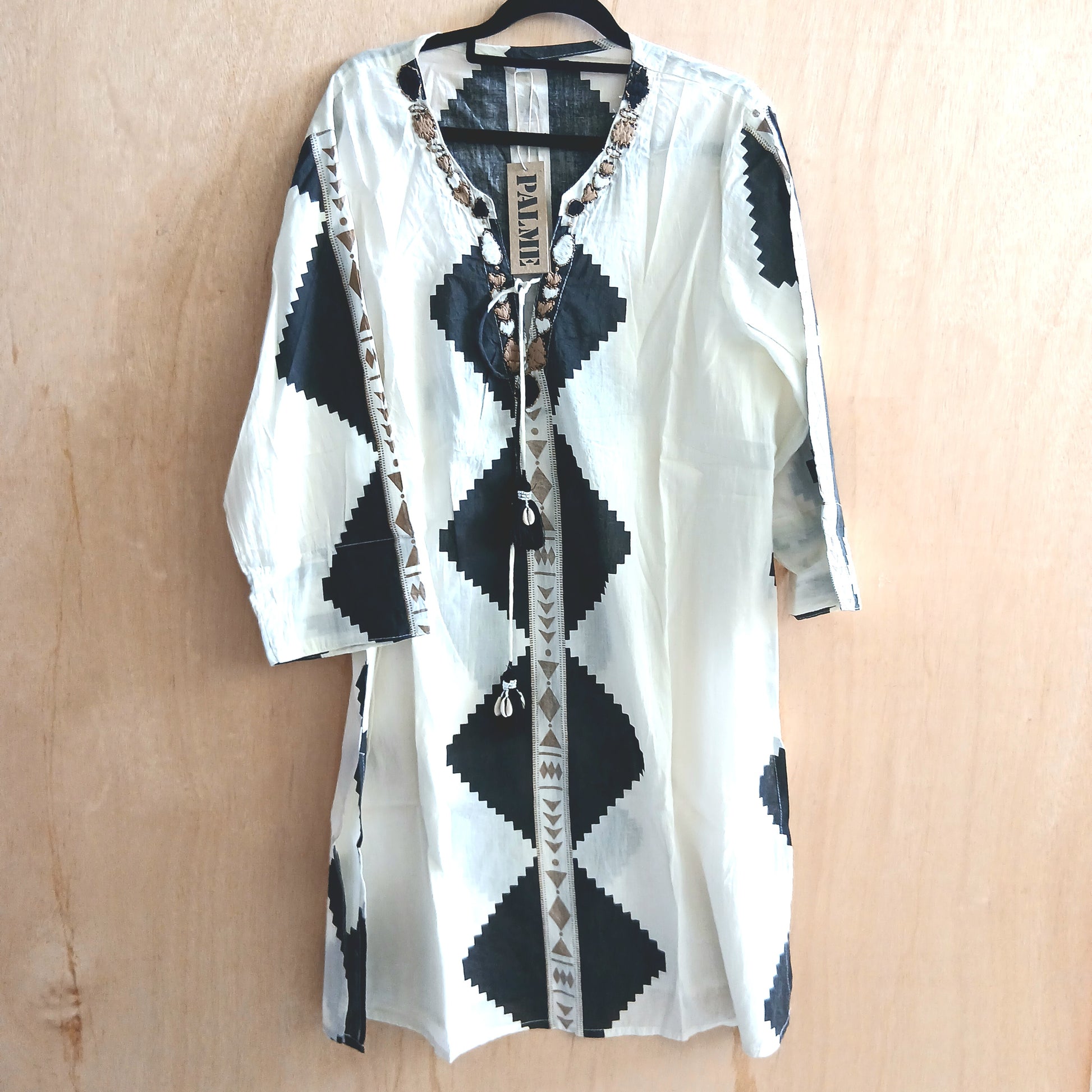 PRE-ORDER V-Neck Cotton Tunic 67036