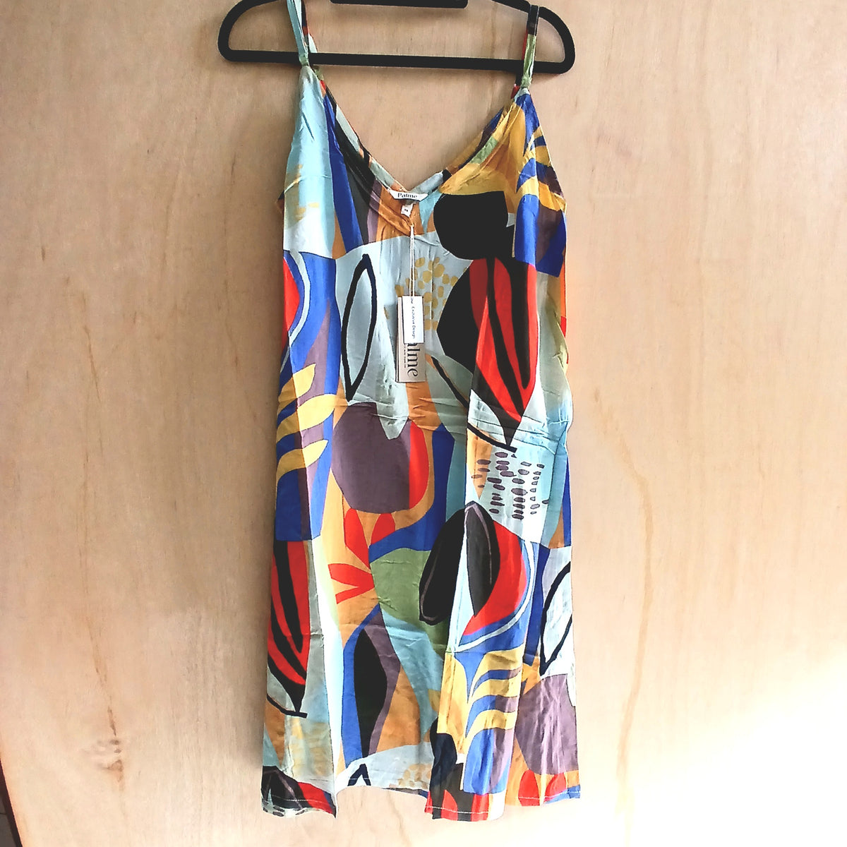Single Viscose Strap Short Summer Dress 67382