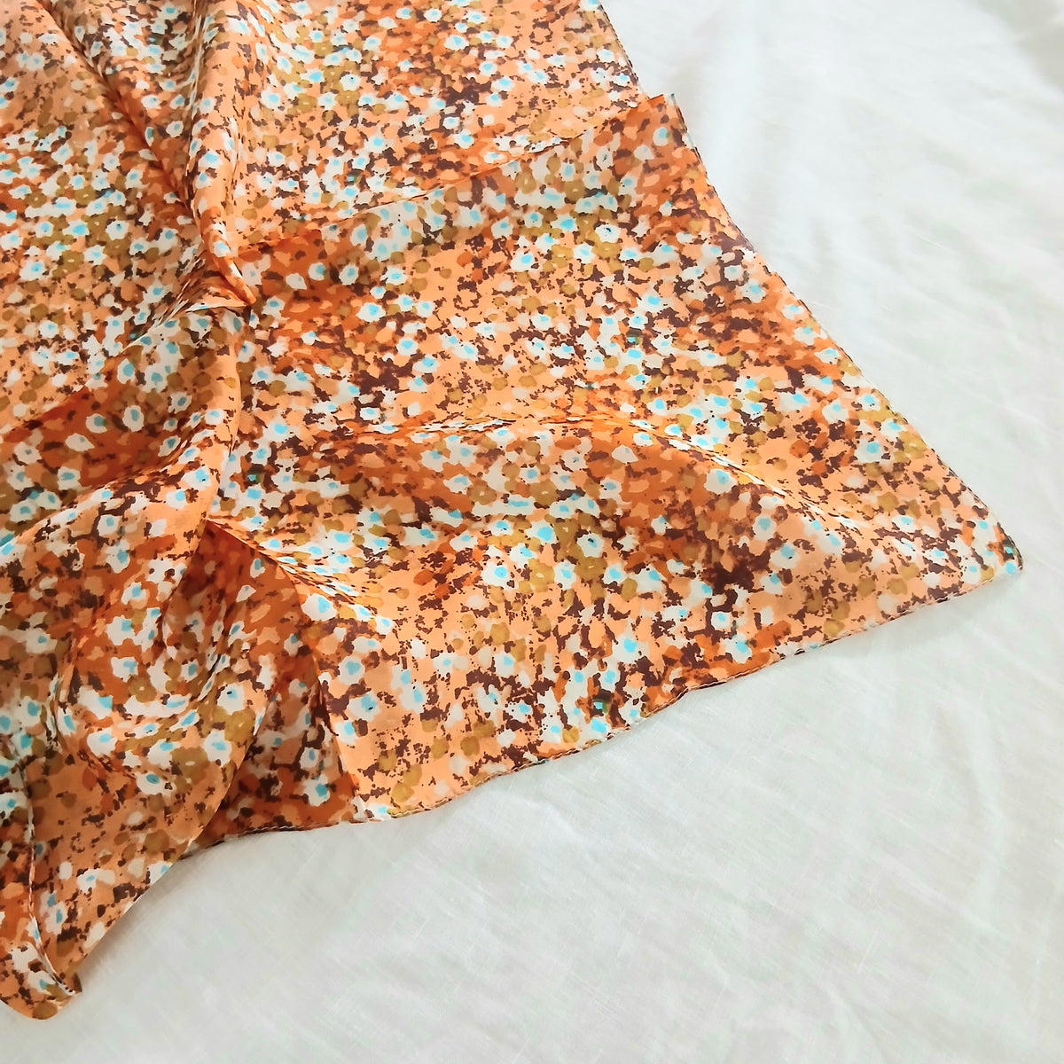 Flower Field Pure Silk Scarf PS 1094/S COL 1 Necktie