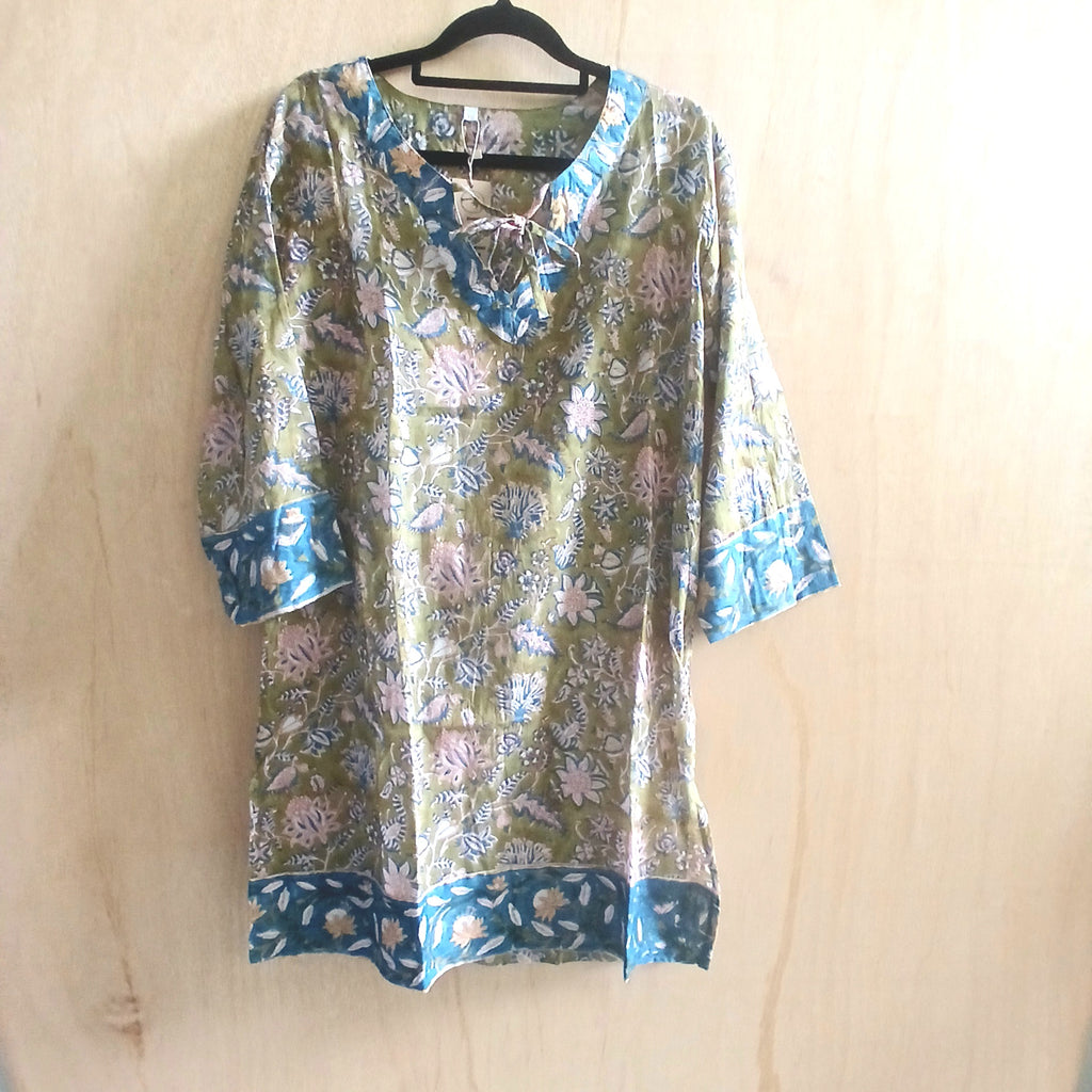 Soft and Light Pure Cotton Summer Tunic 67206