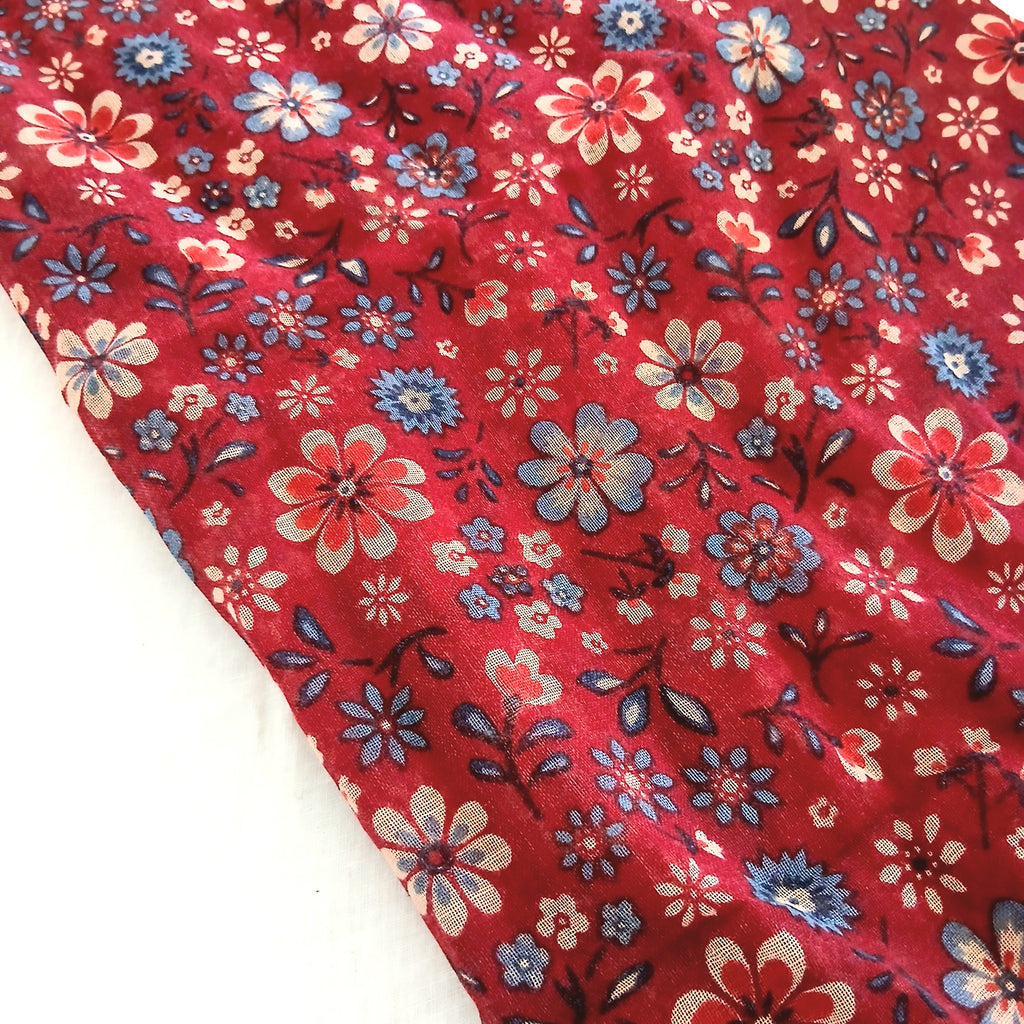 Wool Silk Mix Scarf - WS-1056