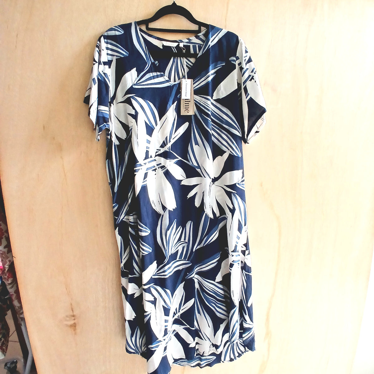 Light Viscose Summer Dress 66972 Blue Sample