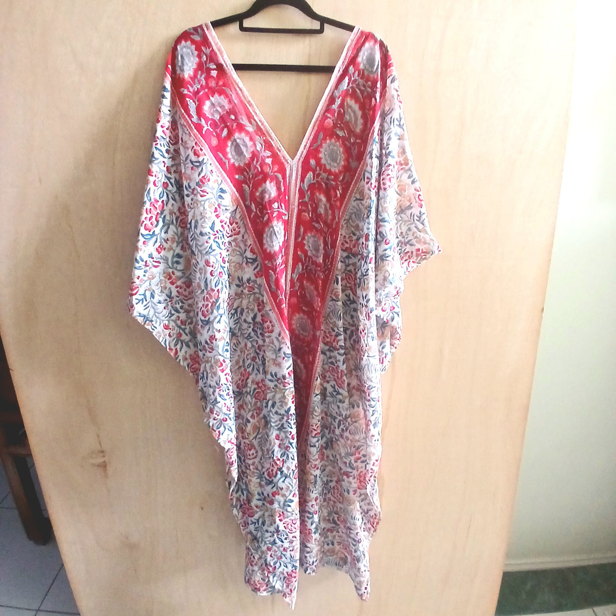 Long Cotton Poncho 67211