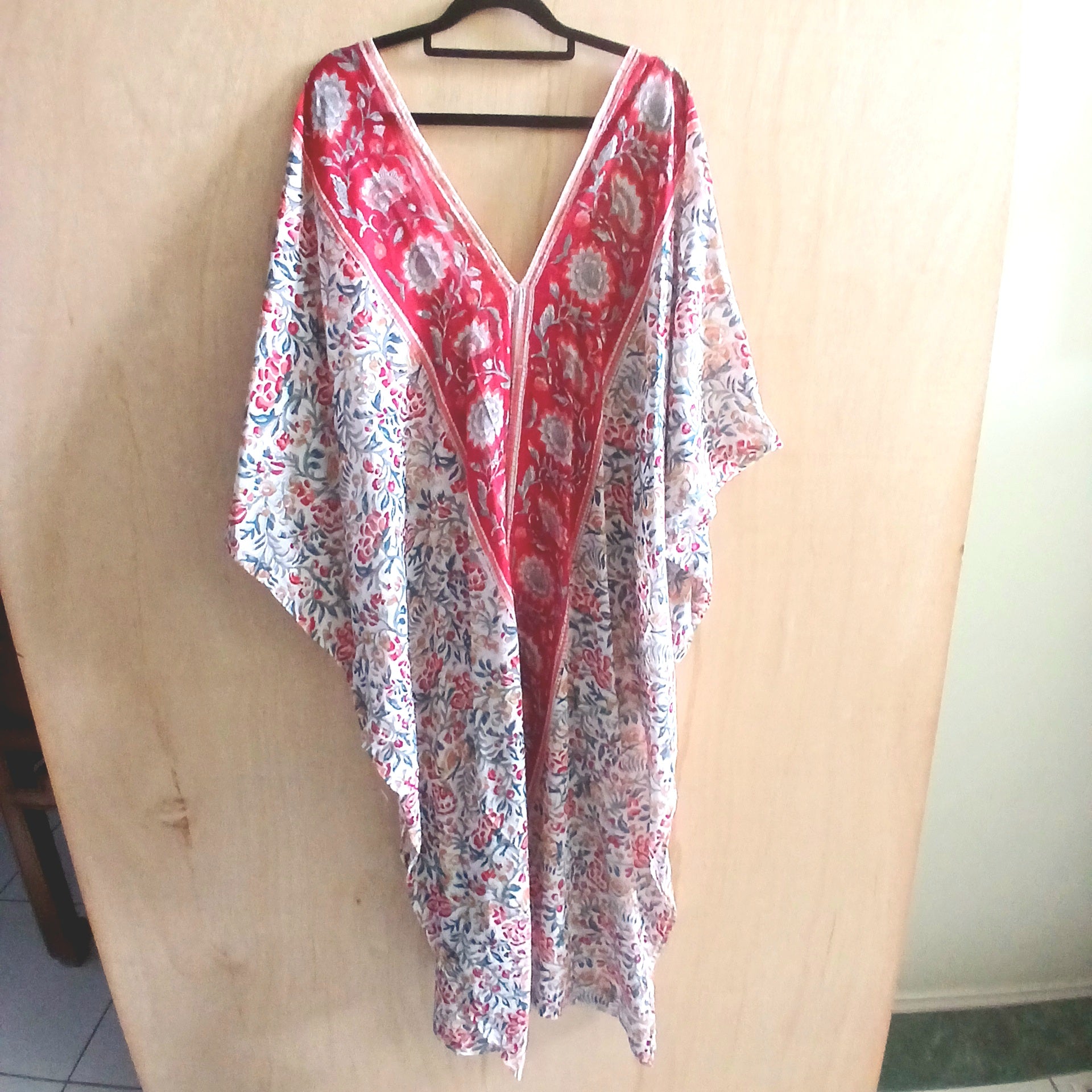 PRE-ORDER Long Cotton Poncho 67211