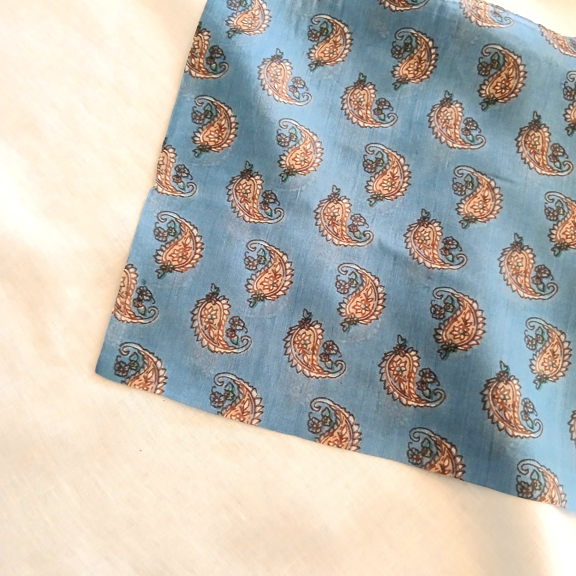 Necktie Silk Scarf - Blue ZS-1015/S