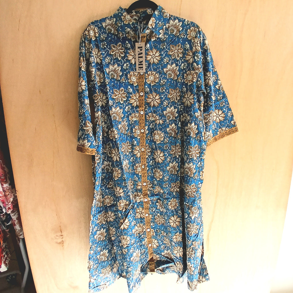 Indian Print Cotton Dress 65594