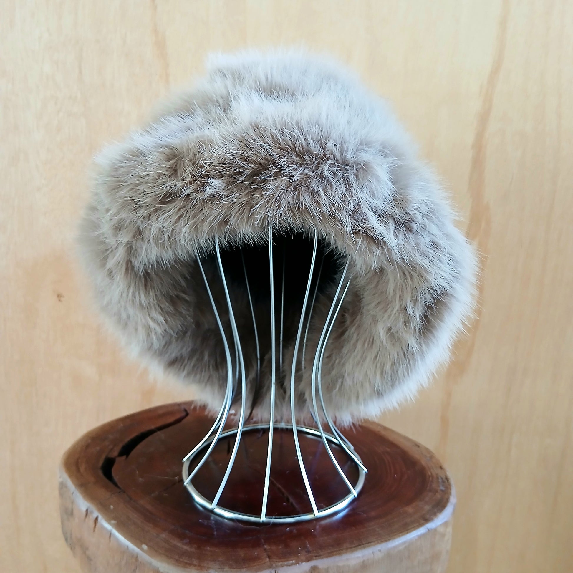 Pre-Order Extra Fluffy Faux Fur Bucket Hat Plain 7549