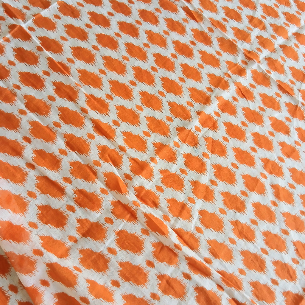 Orange and Blue Scarf 13985