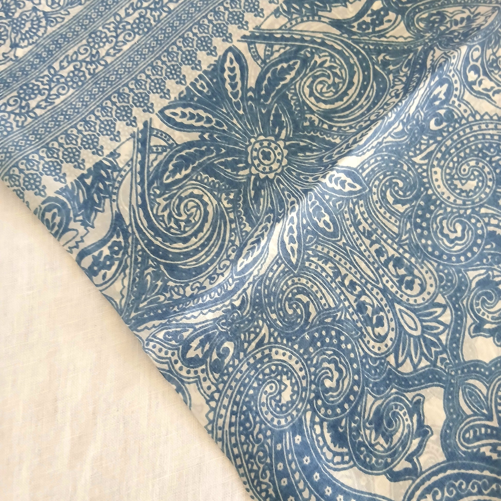 Silk Scarf - Blue ZS-1011 /L