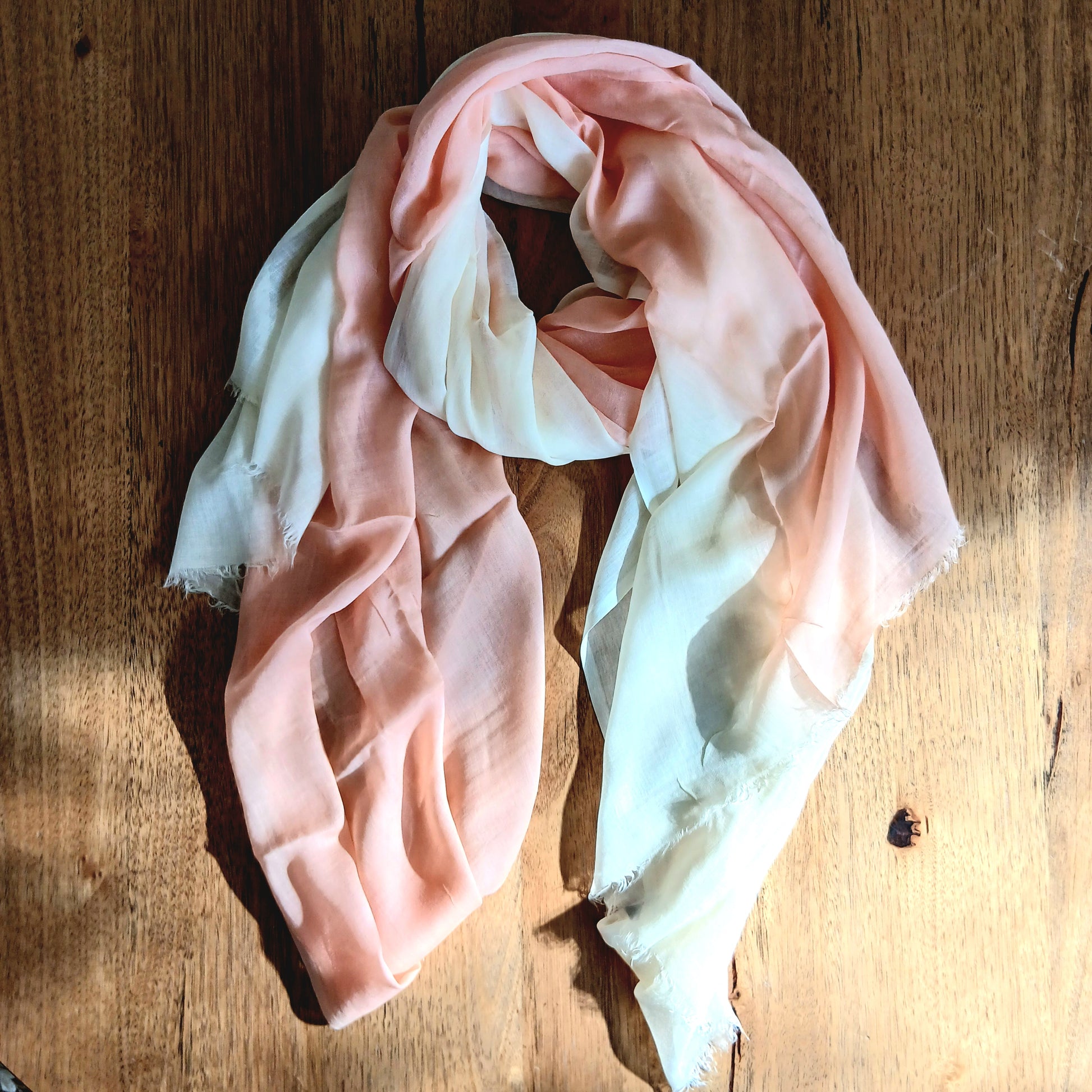 Modal Two-Toned Scarf - Coral PG-32106