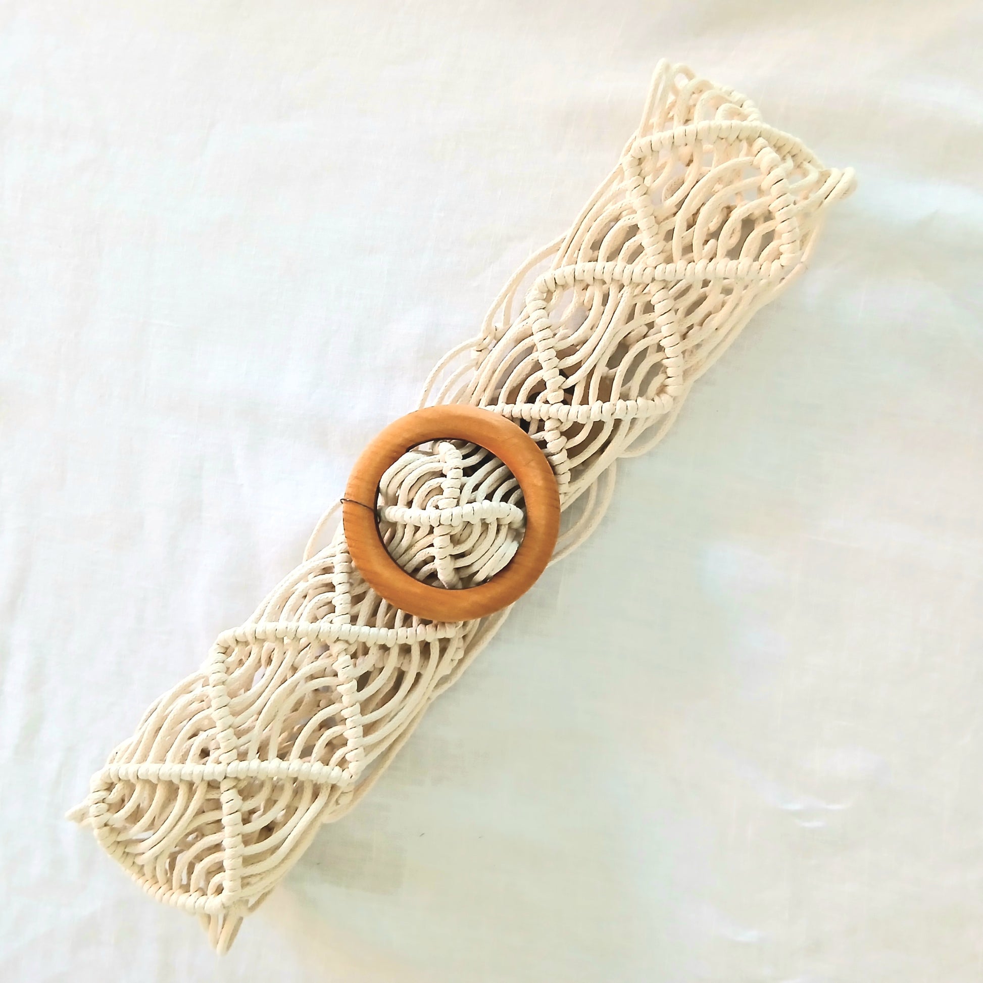 PRE-ORDER Webbed Boho Belt with Buckle B022