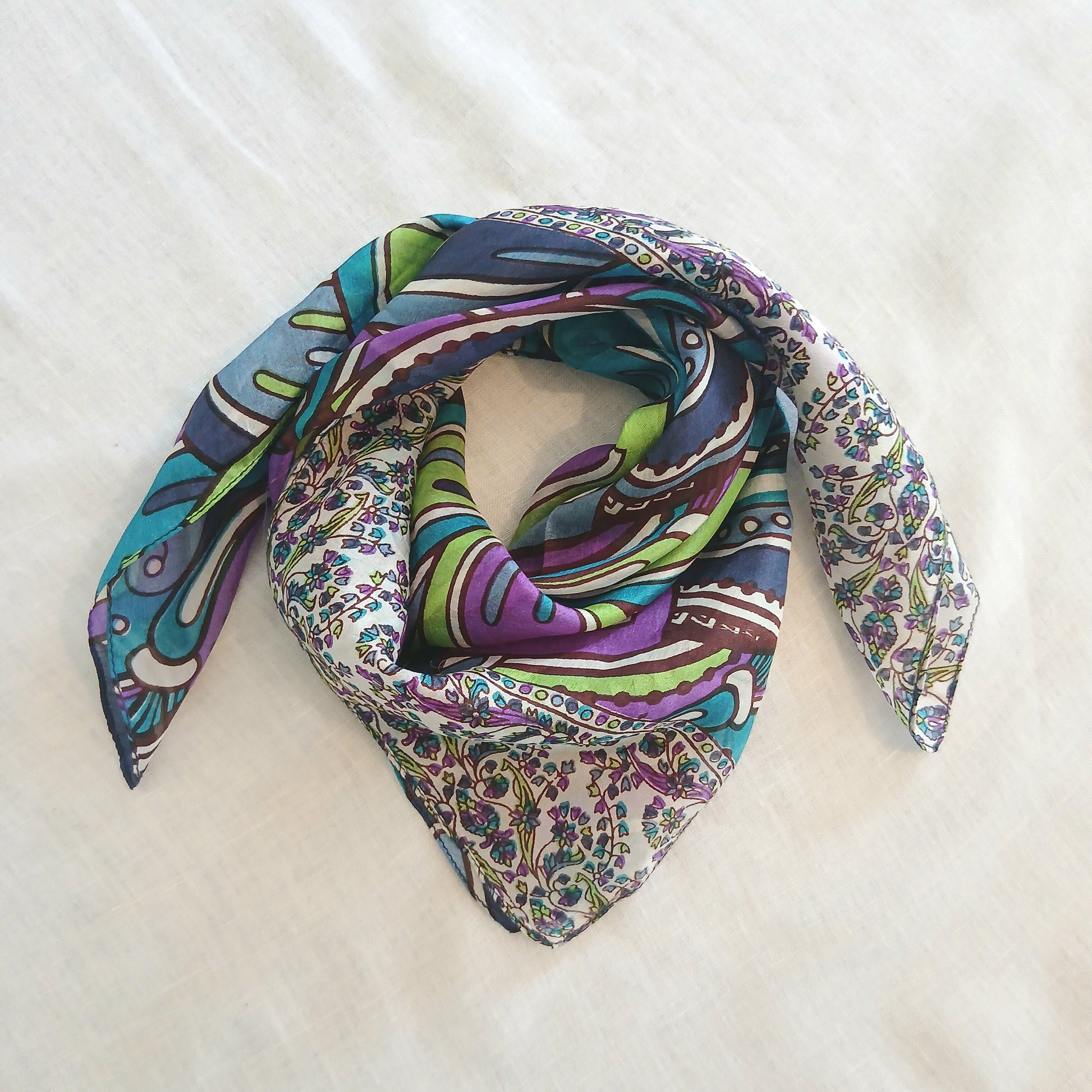 Silk Neck & Hair Tie - 1008-10 /S