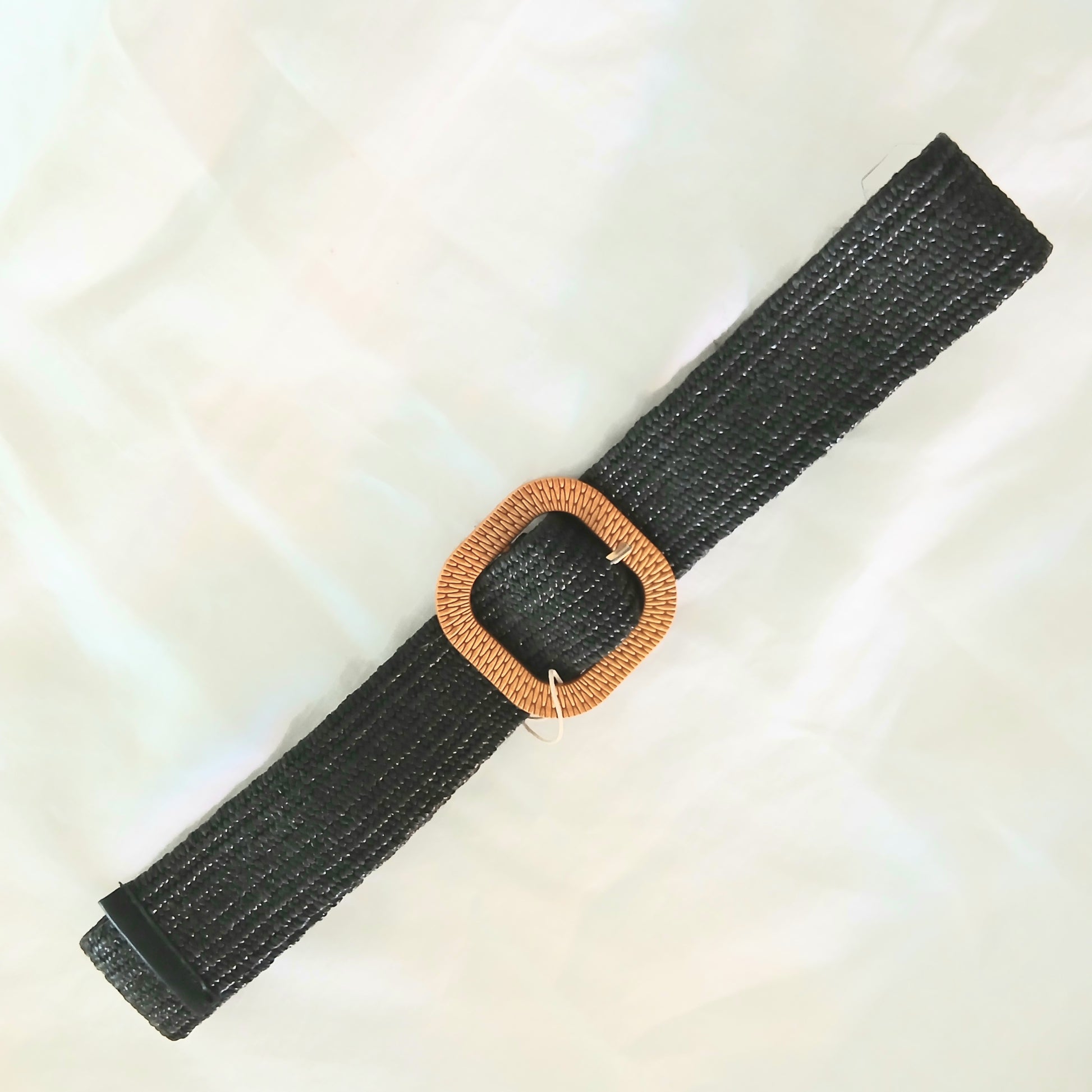 Braided Polyester with Ratan Belt Buckle - 61908